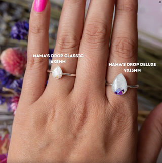 Size 5.5 Milky Moon 5mm SILVER