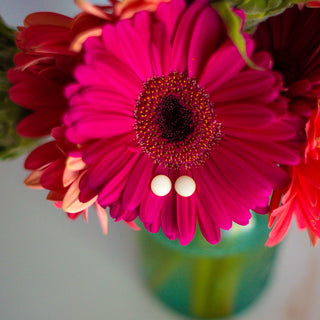 Milky Moon Studs | Breast Milk Earrings