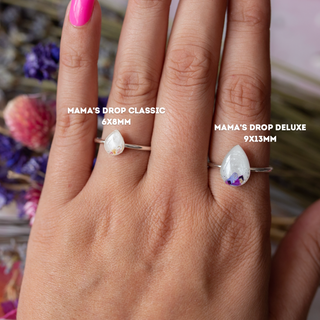 Mama's Drop Duo | Breast Milk Ring & Necklace